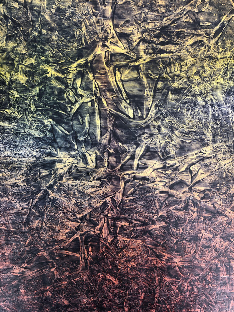 Acryl-Gemälde "Psychedelic" aus dem Jahr 2019, erstellt von Gabriela Berger